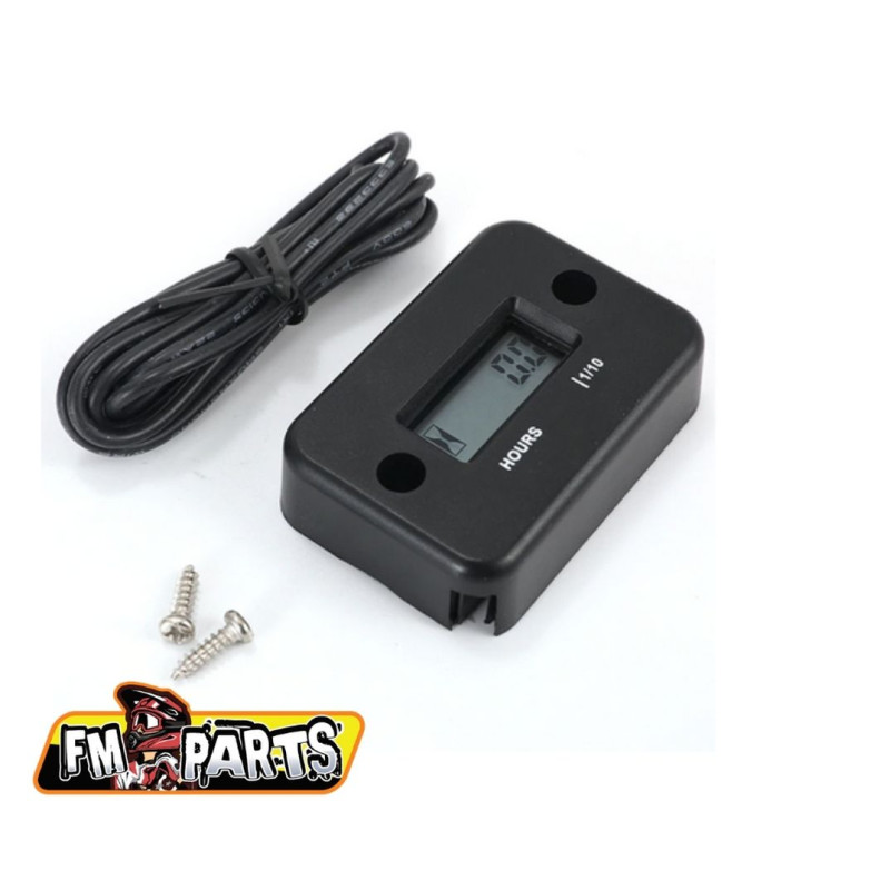 FM-PARTS LICZNIK MOTOGODZIN INDUKCYJNY WODOODPORNY KOLOR CZARNY (EL) FM-PARTS LICZNIK MOTOGODZIN INDUKCYJNY WODOODPORNY KOLOR CZARNY (EL)
