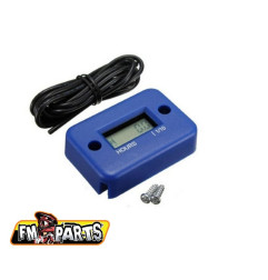 FM-PARTS LICZNIK MOTOGODZIN INDUKCYJNY WODOODPORNY KOLOR NIEBIESKI (EL)