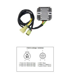 DZE REGULATOR NAPIĘCIA HONDA TRX 350 FOUR TRAX '86-'92 (31600-HA7-921)