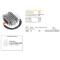 DZE REGULATOR NAPIĘCIA YAMAHA YFZ 450 '04-'09; YFZ 450 '12-'13 (SH712AB) (5TG-81960-00-00) (1PD-81960-00-00) (12A)