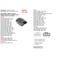 DZE REGULATOR NAPIĘCIA CAN-AM 400/500/650/800/1000; HONDA TRX 500/650/680; KAWASAKI KVF 750 12-13; POLARIS