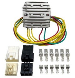 DZE REGULATOR NAPIĘCIA UNIWERSALNY MOSFET (50A) 5 KABLI (3X ŻÓŁTE; 1X CZERWONY; 1X ZIELONY)