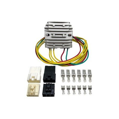 DZE REGULATOR NAPIĘCIA UNIWERSALNY MOSFET (50A) 5 KABLI (3X ŻÓŁTE; 1X CZERWONY; 1X ZIELONY)