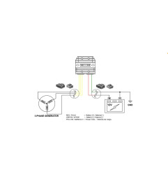 DZE REGULATOR NAPIĘCIA UNIWERSALNY MOSFET (50A) 5 KABLI (3X ŻÓŁTE; 1X CZERWONY; 1X ZIELONY)