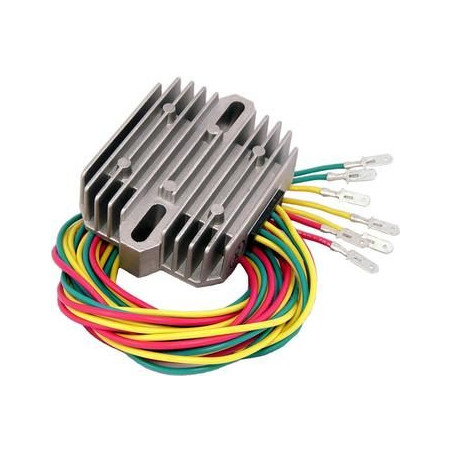 DZE REGULATOR NAPIĘCIA UNIWERSALNY MOSFET (35A) 7 KABLI (3X ŻÓŁTE, 2X CZERWONE, 2X ZIELONE)