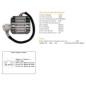 DZE REGULATOR NAPIĘCIA YAMAHA FZS 600 FAZER '98-'99; TDM 850 '93-'96; XVZ 1300 '96-'01 (35A) (ESR360) DZE REGULATOR NAPIĘCIA YAMAHA FZS 600 FAZER '98-'99; TDM 850 '93-'96; XVZ 1300 '96-'01 (35A) (ESR360)