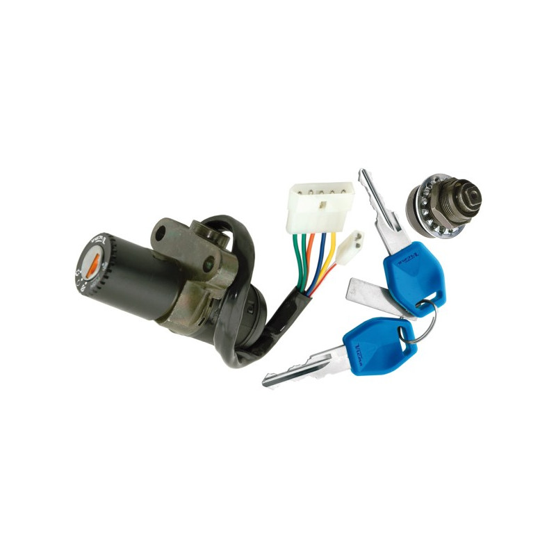 V PARTS (VICMA) STACYJKA KOMPLET DERBI GPR 50 R '97-'00, GPR 50 REPLICA '99-'03 (6586) V PARTS (VICMA) STACYJKA KOMPLET DERBI GPR 50 R '97-'00, GPR 50 REPLICA '99-'03 (6586)