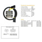 DZE REGULATOR NAPIĘCIA POLARIS SPORTSMAN 550 '09-'10, 850 '09-'10 (40111636) (50A)
