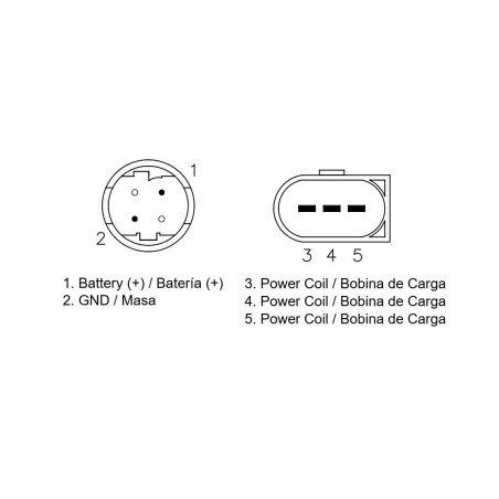 DZE REGULATOR NAPIĘCIA BMW G 310R '17-'21; G 310GS '18-'21 (OEM 61148559626) MOSFET (35A)