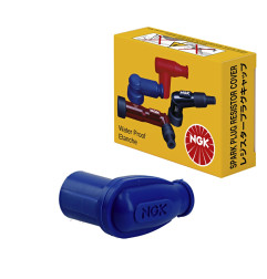 NGK FAJKA NA ŚWIECE (NR 8308) SILIKONOWA, KOLOR NIEBIESKI (WODOODPORNA)