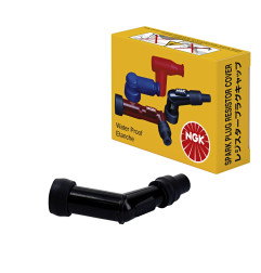 NGK FAJKA NA ŚWIECE EBONITOWA KĄTOWA (120) KOLOR CZARNY (NR 8032)