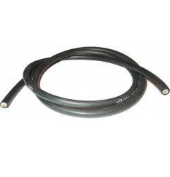 TESLA PRZEWÓD ZAPŁONOWY WYSOKIEGO NAPIĘCIA (COPPER CABLE) SILIKONOWY 7MM (CZARNY) - ODCINEK 1 METR