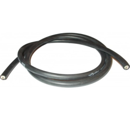 TESLA PRZEWÓD ZAPŁONOWY WYSOKIEGO NAPIĘCIA (COPPER CABLE - MIEDZIANY RDZEŃ) SILIKONOWY 7MM (CZARNY) - ODCINEK 2 METRY