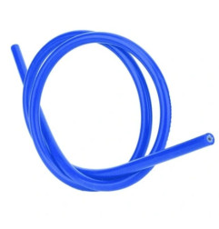 TESLA PRZEWÓD ZAPŁONOWY WYSOKIEGO NAPIĘCIA (COPPER CABLE - MIEDZIANY RDZEŃ) SILIKONOWY 7MM (NIEBIESKI) - ODCINEK 1 METR