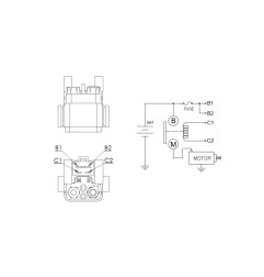 DZE PRZEKAŹNIK ROZRUSZNIKA KTM SX/SX-F/EXC/EXC-F/EXC-R/XC-XC-F '99-'20; LC4 640/690/950/990/1090/1050/1190/1290 '99-'20
