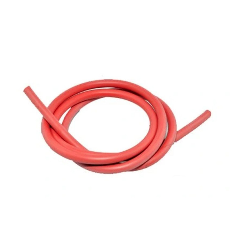 TESLA PRZEWÓD ZAPŁONOWY WYSOKIEGO NAPIĘCIA (COPPER CABLE - MIEDZIANY RDZEŃ) SILIKONOWY 7MM (CZERWONY) - ODCINEK 2 METRY