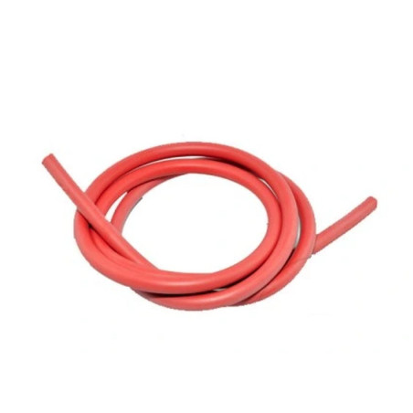 TESLA PRZEWÓD ZAPŁONOWY WYSOKIEGO NAPIĘCIA (COPPER CABLE - MIEDZIANY RDZEŃ) SILIKONOWY 7MM (CZERWONY) - ODCINEK 2 METRY