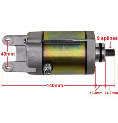 Rozrusznik Arctic cat 250 300 3304-274 Kymco Mxu 250 300 Can-am DS250 19599