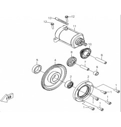 11.Rozrusznik cfmoto 500 X5 0180-091100-0010 CF188-091100-0010