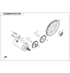 6. Rozrusznik cfmoto 800 X8 0800-091000