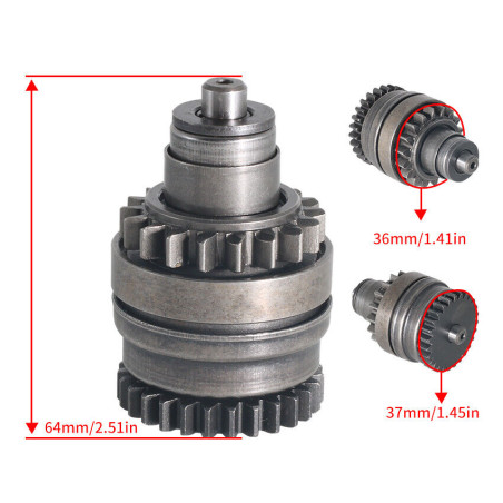 Bendix rozrusznika KTM 250 300 55140026000
