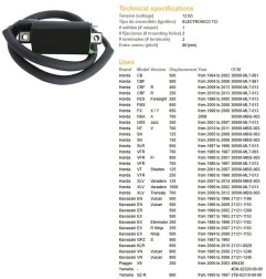 DZE CEWKA ZAPŁONOWA HONDA CB/CBF/FES/NSA/NSS/NT/SH/VFR/XLV; KAWASAKI EN/ER/EX/GPZ/KLR/VN; YAMAHA XT/XV