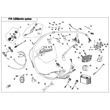 Cewka zapłonowa cfmoto 450 520 600 625 1000 018B-178000