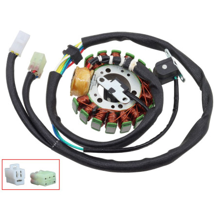BRONCO UZWOJENIE ALTERNATORA STATOR YAMAHA YFM 350 WOLVERINE '95-'99 (OEM: 4KB-85510-10; 4KB-85510-11; 4KB-85510-12)