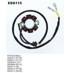 ELECTROSPORT UZWOJENIE ALTERNATORA (STATOR) KTM SXF 450 '07-'12, SXF 505 '07-'08, XCF 505 '08-'09