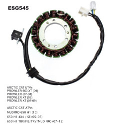 ELECTROSPORT UZWOJENIE ALTERNATORA (STATOR) ARCTIC CAT 650 H1 (06-) (0802-037)
