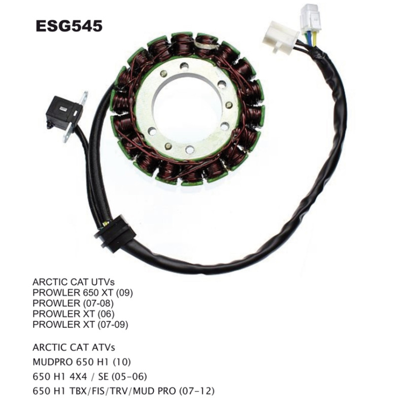 ELECTROSPORT UZWOJENIE ALTERNATORA (STATOR) ARCTIC CAT 650 H1 (06-) (0802-037) ELECTROSPORT UZWOJENIE ALTERNATORA (STATOR) ARCTIC CAT 650 H1 (06-) (0802-037)