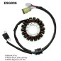 ELECTROSPORT UZWOJENIE ALTERNATORA (STATOR) YAMAHA YFM 250 BIG BEAR (07-09), BRUIN (05-06) ELECTROSPORT UZWOJENIE ALTERNATORA (STATOR) YAMAHA YFM 250 BIG BEAR (07-09), BRUIN (05-06)