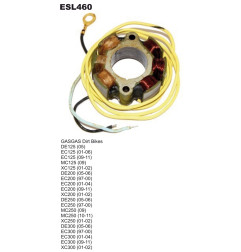 ELECTROSPORT UZWOJENIE ALTERNATORA (STATOR) ZE ŚWIATŁAMI GAS GAS 125/200/250/300 97-11