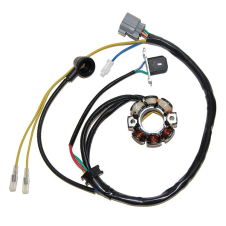 ELECTROSPORT UZWOJENIE ALTERNATORA (STATOR) ZE ŚWIATŁAMI KAWASAKI KXF 250 (04), SUZUKI RMZ 250 (04) (Z IMPULSATOREM)