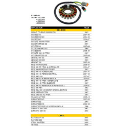 SPI SNOW UZWOJENIE ALTERNATORA STATOR SNOW SKI-DOO (SKUTER ŚNIEŻNY) - PATRZ ZDJĘCIE