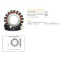 DZE UZWOJENIE ALTERNATORA (STATOR) YAMAHA XV 535 VIRAGO '87-'00 (OEM 2GV-81410-20-00)