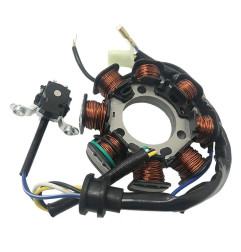 GAUSS UZWOJENIE ALTERNATORA STATOR YAMAHA YBR 125, XTZ 125 '06-'10, FACTOR 125 '-10, (OEM:5HH-H1410-10; 5RM-H1410-00)