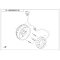 2. Stator uzwojenie alternatora cfmoto 450 520 550 0GR0-032000 2. Stator uzwojenie alternatora cfmoto 450 520 550 0GR0-032000
