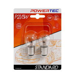 ŻARÓWKA POWERTEC M-TECH 12V 21/5W 1X5D STANDARD (2SZT)