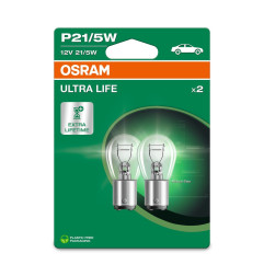 ŻARÓWKA OSRAM ULTRALIFE 7528ULT-2SZ BLISTER 12V 21/5W P21/5W M-TECH
