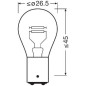 ŻARÓWKA OSRAM ULTRALIFE 7528ULT-2SZ BLISTER 12V 21/5W P21/5W M-TECH