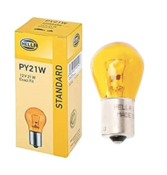 HELLA ŻARÓWKA 21W 12V BAU15S PY21W (ORANGE) - POMARAŃCZOWA KIERUNKOWSKAZ 1 SZTUKA