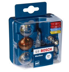 BOSCH ZESTAW/ KOMPLET ŻARÓWEK H7 MAXIBOX (8 SZTUK) + BEZPIECZNIKI (PATRZ OPIS TOWARU)