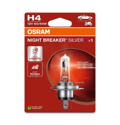 OSRAM ŻARÓWKA H4 12V 60/55W P43t NIGHT BREAKER® SILVER (+100%) BLISTER