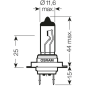 OSRAM ŻARÓWKA H7 12V 55W PX26D ORIGINAL