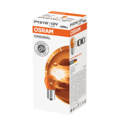 OSRAM ŻARÓWKA 21W 12V BAU15S PY21W (ORANGE) - POMARAŃCZOWA KIERUNKOWSKAZ 1 SZTUKA