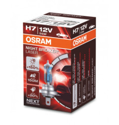 OSRAM ŻARÓWKA H4 12V 60/55W P43t NIGHT BREAKER® LASER (+150%) 1 SZTUKA