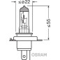 OSRAM ŻARÓWKA H4 12V 60/55W P43t NIGHT BREAKER® LASER (+150%) 1 SZTUKA