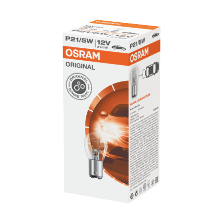 OSRAM ŻARÓWKA 12V P21/5W 21/5W 12V BAY15D - 1 SZTUKA
