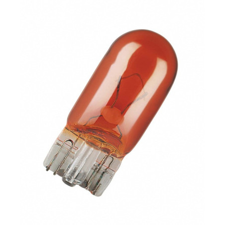 OSRAM ŻARÓWKA 12V 5W WY5W W2,1x9,5d (POMARAŃCZOWA - KIERUNKOWSKAZ) 10 SZTUK (KARTONIK)